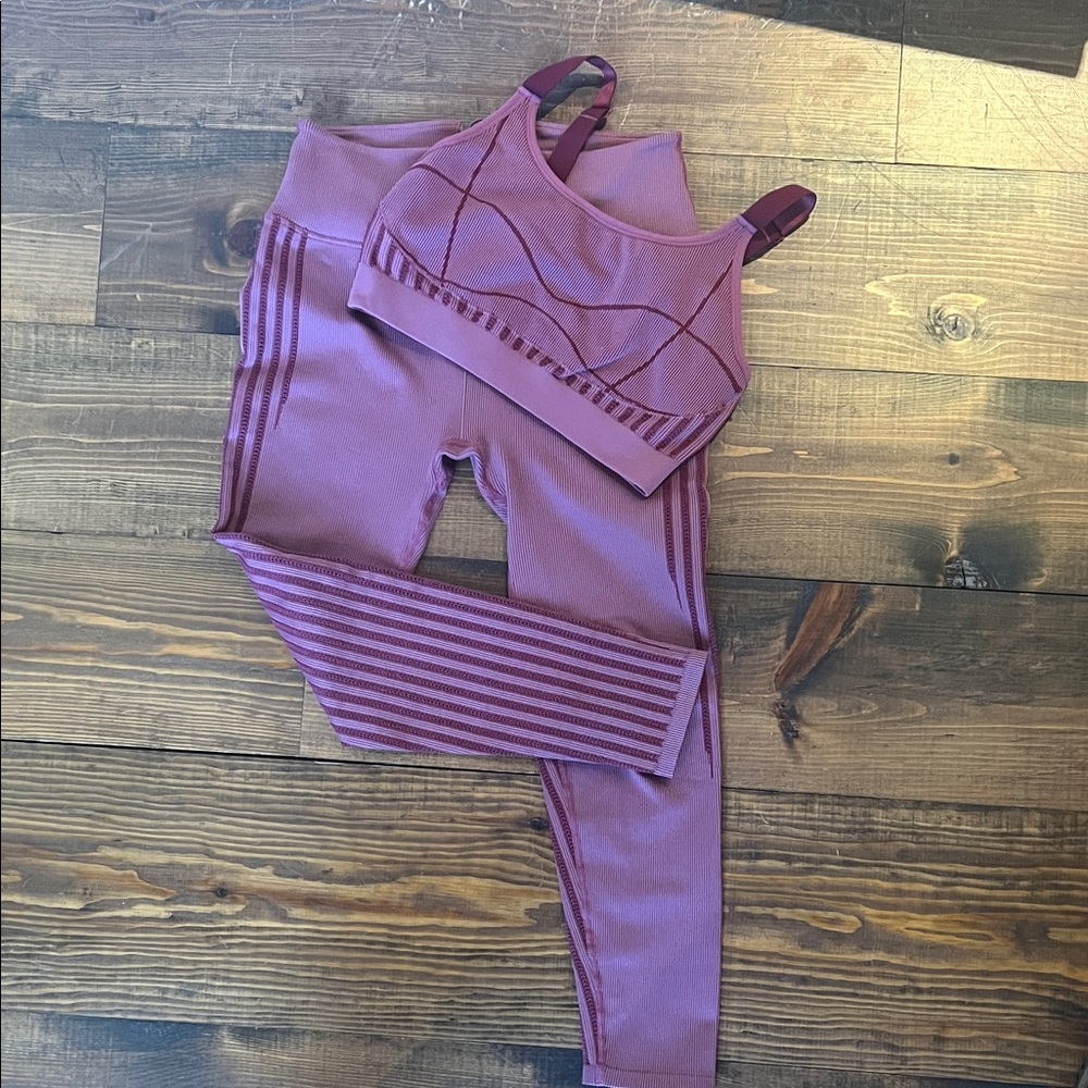 Fabletics Mauve Activewear Set